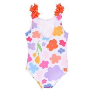 COSTUME DA BAGNO MINNIE DISNEY INTERO 1 PEZZO MARE PISCINA BAMBINA - EZ18096ARANCIO