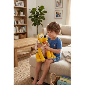 PELUCHE PLUTO DISNEY 100 ANNIVERSARIO CON SUONO 30 CM - D100-9401-1