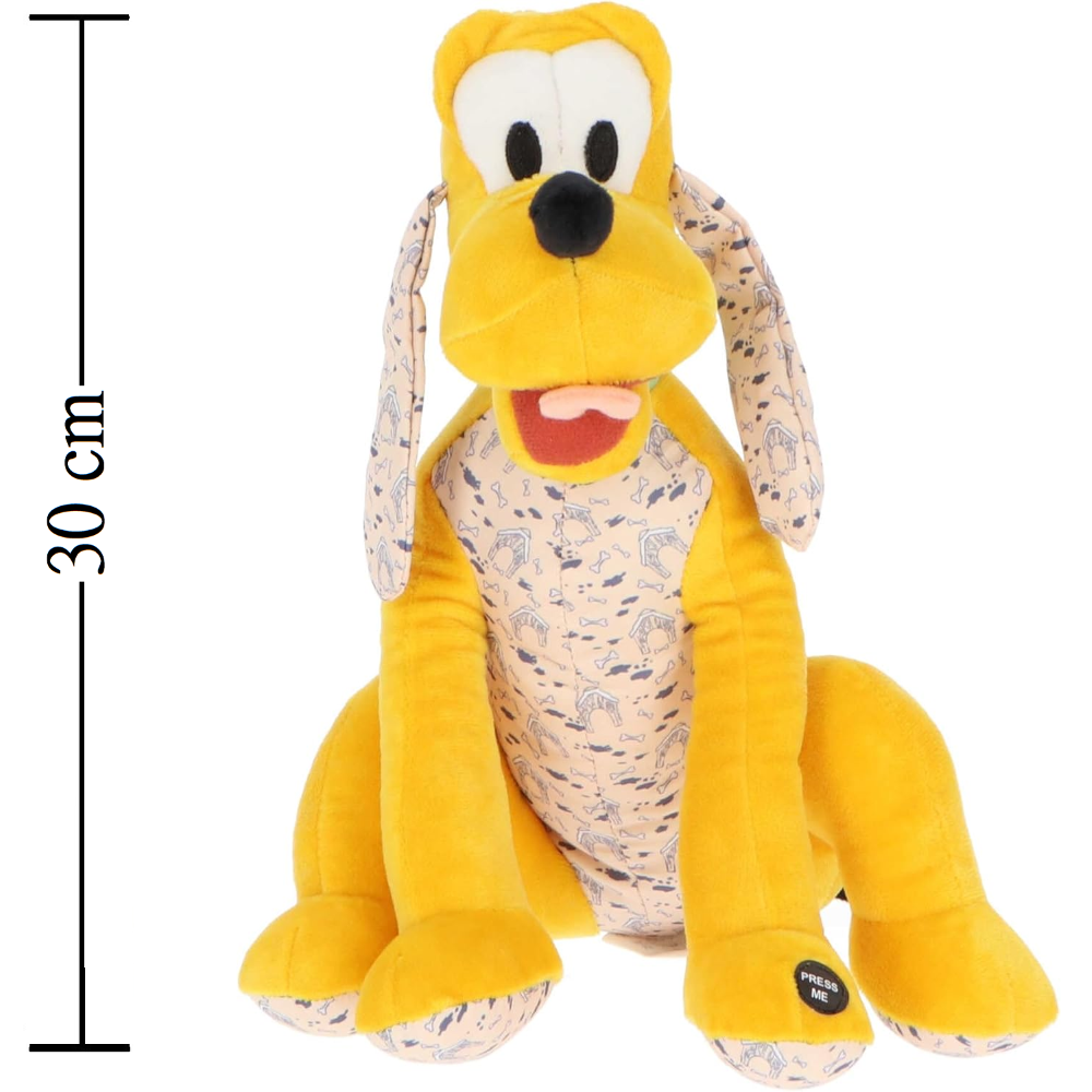 PELUCHE PLUTO DISNEY 100 ANNIVERSARIO CON SUONO 30 CM - D100-9401-1
