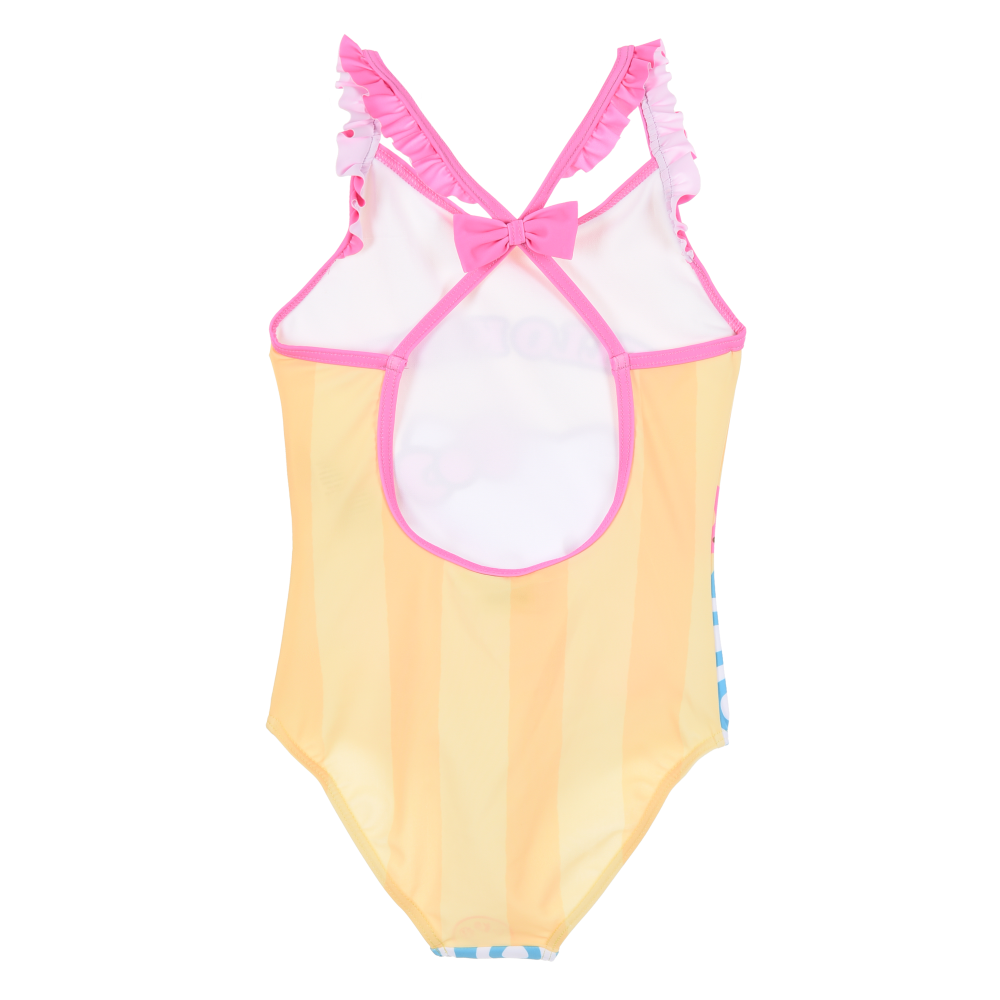 COSTUME DA BAGNO HELLO KITTY SANRIO INTERO 1 PEZZO MARE PISCINA BAMBINA - EZ18039GIALLO