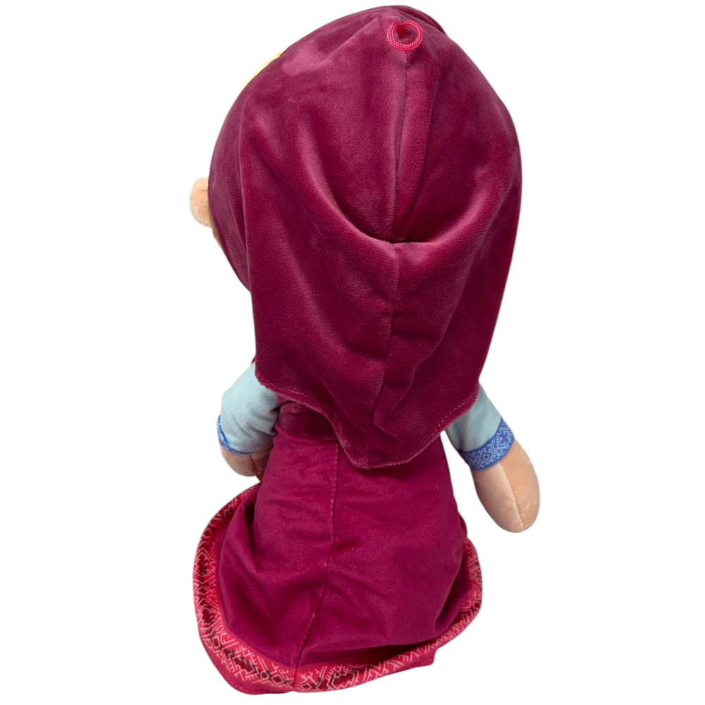 PELUCHE MASHA E ORSO MORBIDO PUPAZZO MASHA CON FRAGOLA 48 CM - PTS252595A/35
