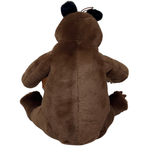PELUCHE MASHA E ORSO MORBIDO PUPAZZO ORSO CON BARILOTTO DI MIELE 36 CM - PTS252594A/35