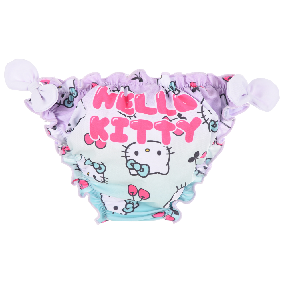 COSTUME DA BAGNO HELLO KITTY SANRIO MODELLO SLIP MUTANDINA MARE PISCINA NEONATA - EZ05024LILLA
