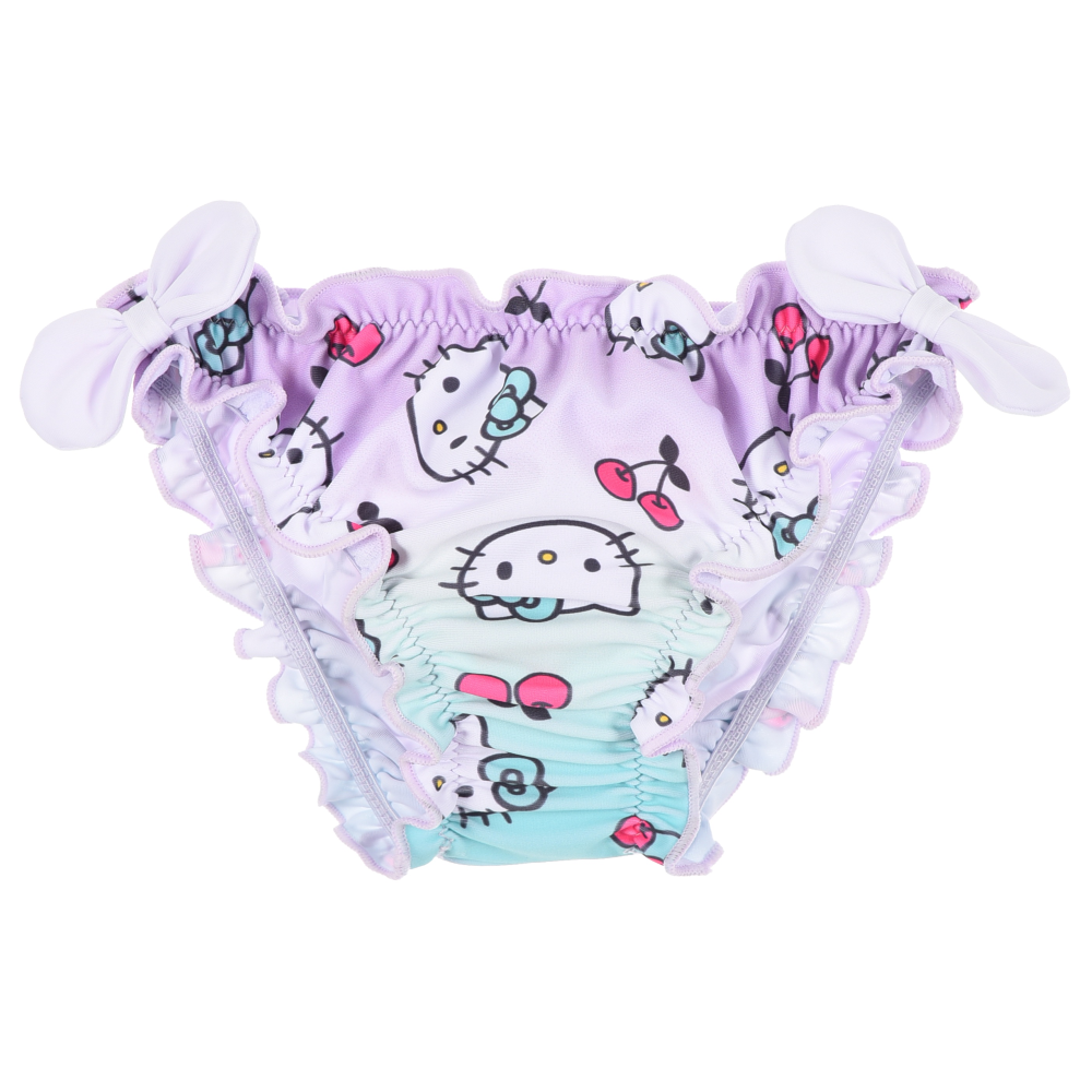 COSTUME DA BAGNO HELLO KITTY SANRIO MODELLO SLIP MUTANDINA MARE PISCINA NEONATA - EZ05024LILLA