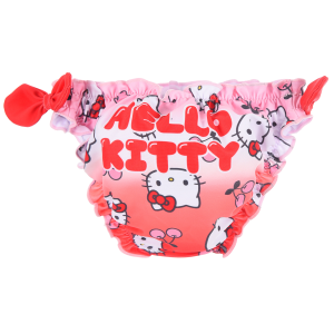 COSTUME DA BAGNO HELLO KITTY SANRIO MODELLO SLIP MUTANDINA MARE PISCINA NEONATA - EZ05024ROSSO
