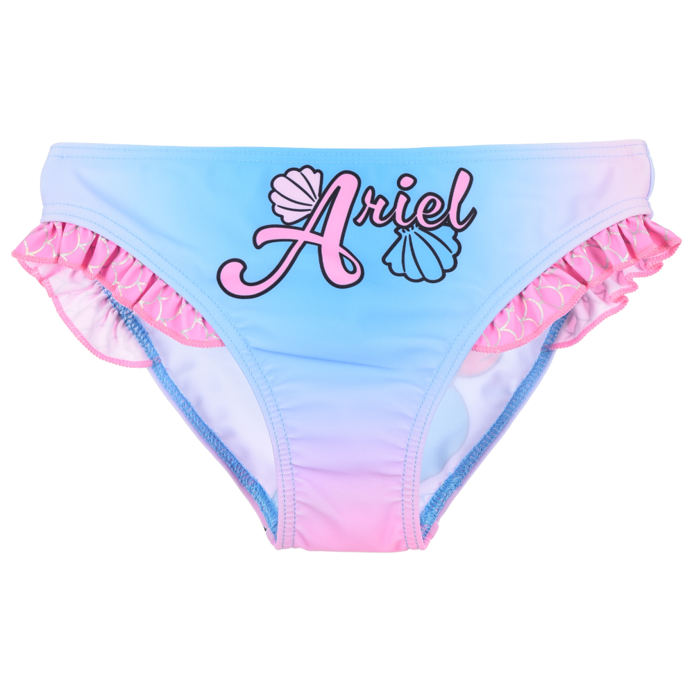 COSTUME DA BAGNO LA SIRENETTA ARIEL DISNEY MODELLO SLIP MUTANDINA MARE PISCINA BAMBINA - EZ18013ROSA