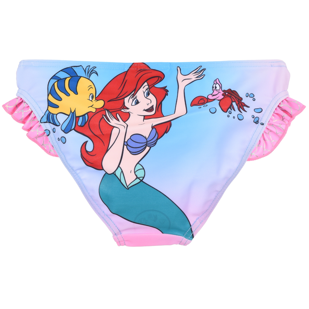 COSTUME DA BAGNO LA SIRENETTA ARIEL DISNEY MODELLO SLIP MUTANDINA MARE PISCINA BAMBINA - EZ18013ROSA