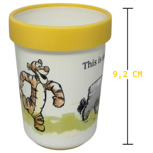 SET PAPPA WINNIE THE POOH DISNEY 3 PEZZI STOVIGLIE IN PLASTICA CON SILICONE ANTISCIVOLO ADATTA AL MICROONDE- 86666