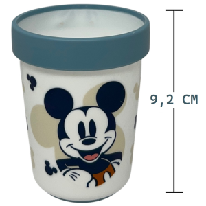 SET PAPPA TOPOLINO DISNEY 3 PEZZI STOVIGLIE IN PLASTICA CON SILICONE ANTISCIVOLO ADATTA AL MICROONDE- 86667