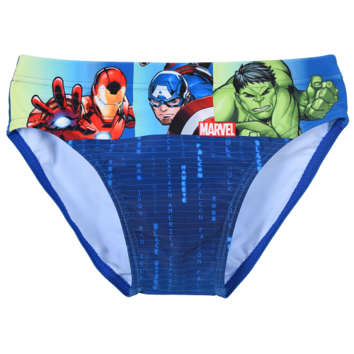 COSTUME DA BAGNO MARVEL AVENGERS MODELLO SLIP MUTANDINA MARE PISCINA BAMBINO - EZ18186BLU