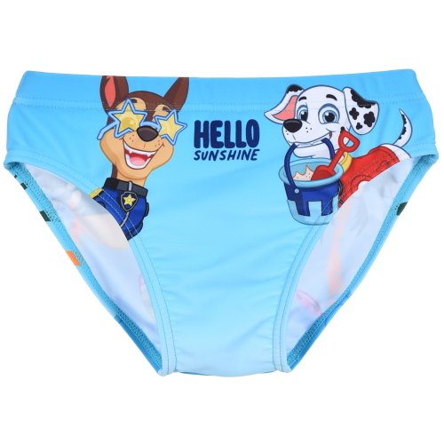COSTUME DA BAGNO PAW PATROL MODELLO SLIP MUTANDINA MARE PISCINA BAMBINO - EZ18129AZZURRO