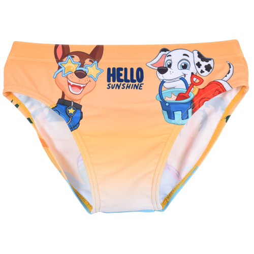 COSTUME DA BAGNO PAW PATROL MODELLO SLIP MUTANDINA MARE PISCINA BAMBINO - EZ18129ARANCIO