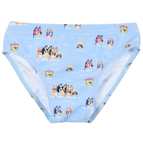 COSTUME DA BAGNO BLUEY MODELLO SLIP MUTANDINA MARE PISCINA BAMBINO - EZ18113CELESTE