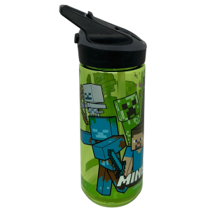 BORRACCIA TRITAN MINECRAFT BOTTIGLIA 620 ML CON APERTURA POP-UP - 86699