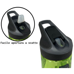 BORRACCIA TRITAN MINECRAFT BOTTIGLIA 620 ML CON APERTURA POP-UP - 86699