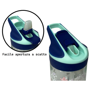 BORRACCIA TRITAN FROZEN DISNEY BOTTIGLIA 620 ML CON APERTURA POP-UP - 86702