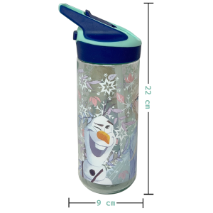 BORRACCIA TRITAN FROZEN DISNEY BOTTIGLIA 620 ML CON APERTURA POP-UP - 86702