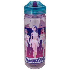 BORRACCIA ECOZEN HUNTRIX K-POP DEMON HUNTERS IN TRITAN BOTTIGLIA CON BECCUCCIO RIPIEGABILE 580 ML -86823
