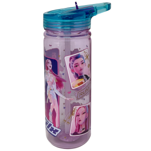 BORRACCIA ECOZEN HUNTRIX K-POP DEMON HUNTERS IN TRITAN BOTTIGLIA CON BECCUCCIO RIPIEGABILE 580 ML -86823