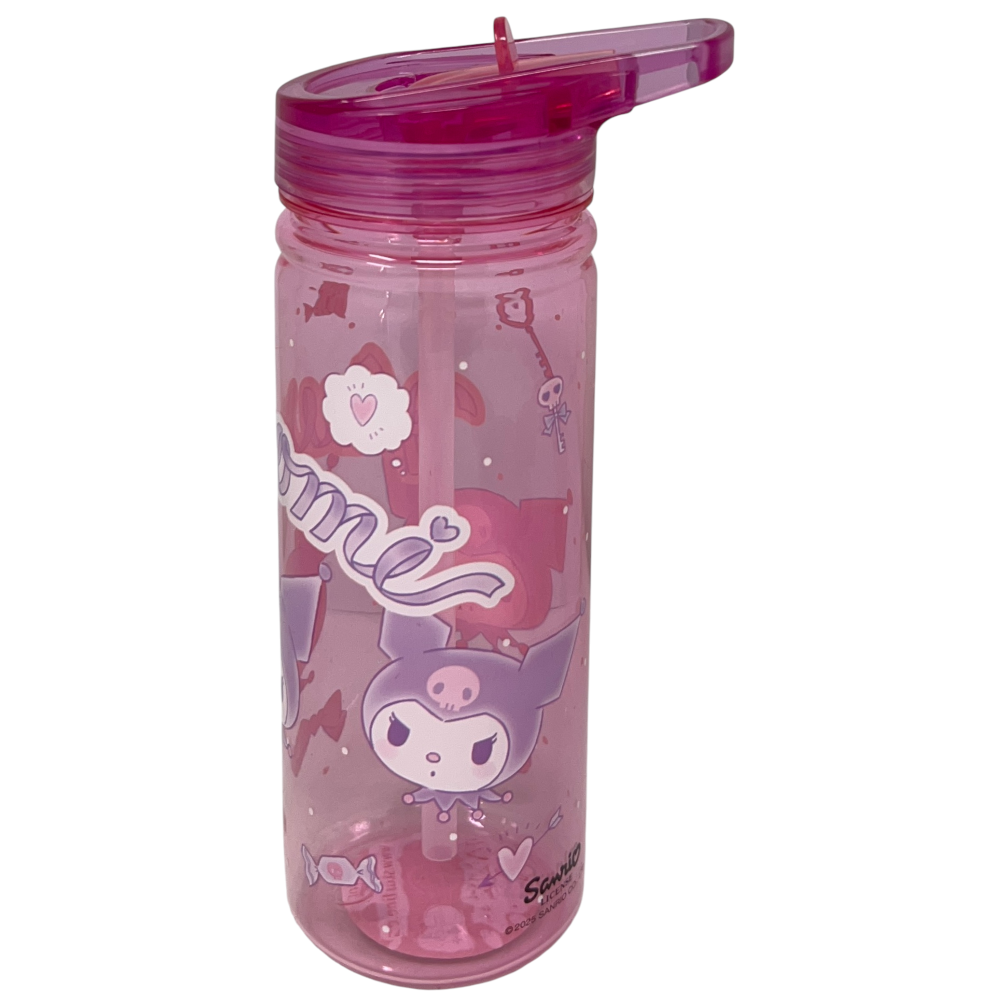 BORRACCIA ECOZEN KUROMI SANRIO IN TRITAN BOTTIGLIA CON BECCUCCIO RIPIEGABILE 580 ML -86695