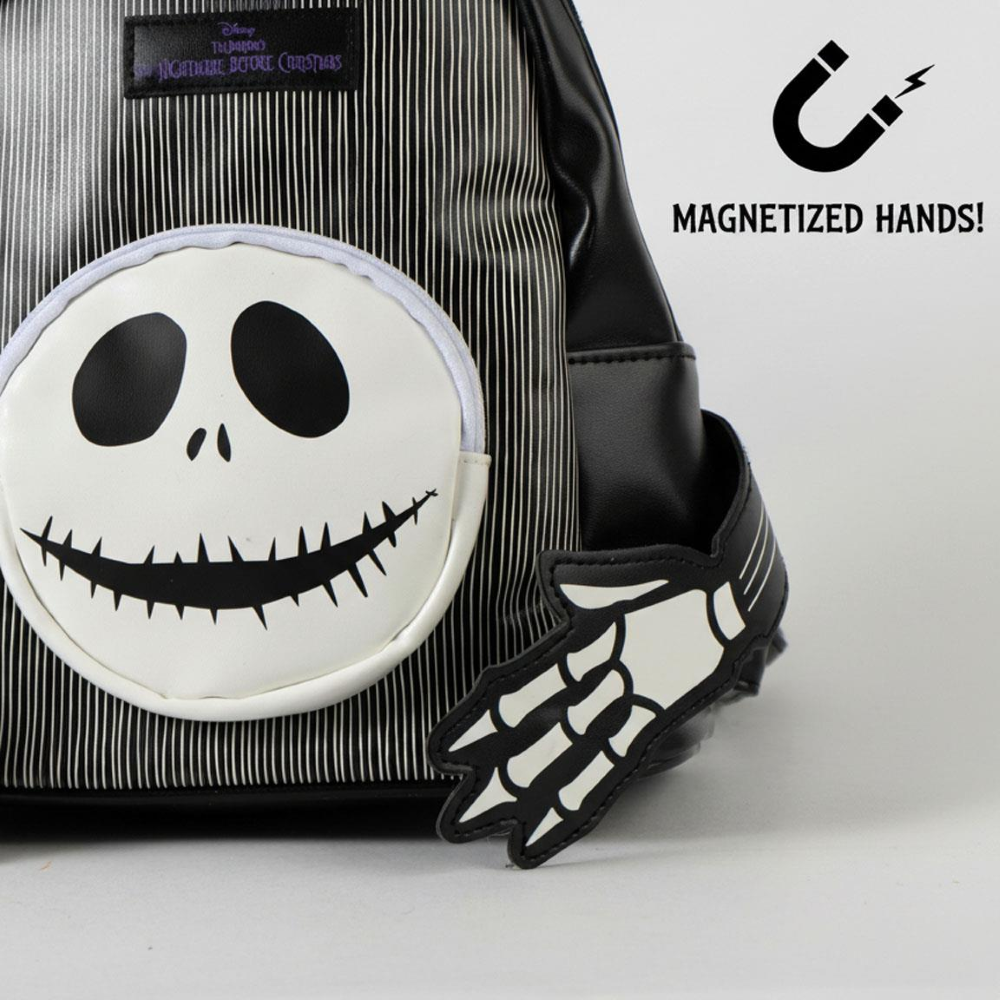 BORSA PASSEGGIO NIGHTMARE BEFORE CHRISTMAS ZAINO 26 CM TEMPO LIBERO CON MANI RAGAZZI - 5932