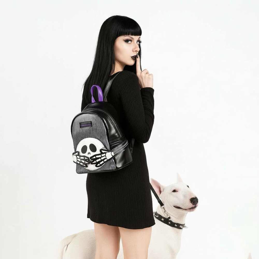 BORSA PASSEGGIO NIGHTMARE BEFORE CHRISTMAS ZAINO 26 CM TEMPO LIBERO CON MANI RAGAZZI - 5932