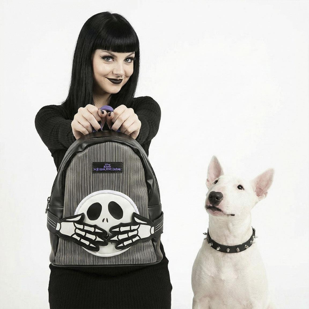 BORSA PASSEGGIO NIGHTMARE BEFORE CHRISTMAS ZAINO 26 CM TEMPO LIBERO CON MANI RAGAZZI - 5932