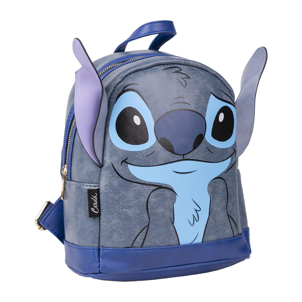 BORSA PASSEGGIO STITCH DISNEY ZAINO 26 CM TEMPO LIBERO CON ORECCHIE RAGAZZI - 4772