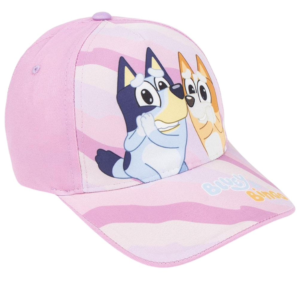 CAPPELLO BLUEY BERRETTO ESTIVO CON VISIERA REGOLABILE BAMBINO 53 CM - 0424ROSA