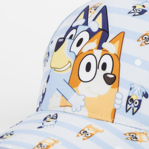 CAPPELLO BLUEY BERRETTO ESTIVO CON VISIERA REGOLABILE BAMBINO 53 CM - 0424CELESTE