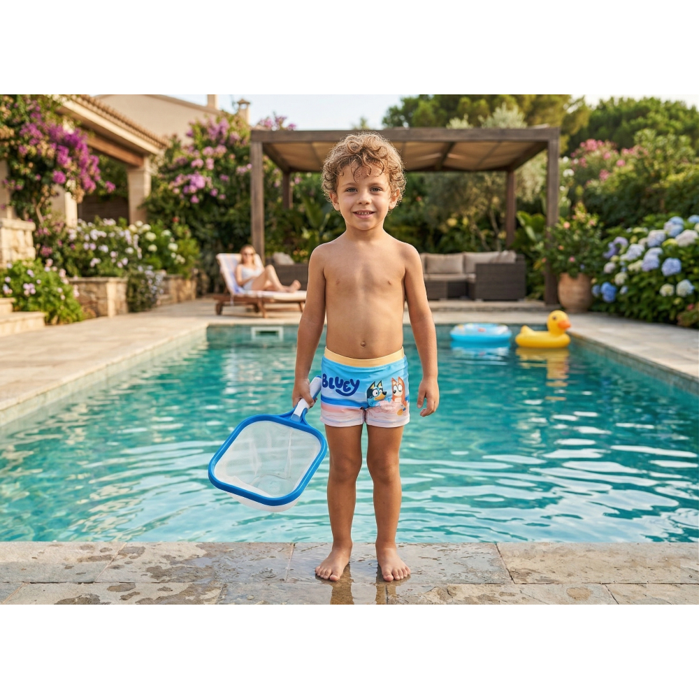 COSTUME DA BAGNO BLUEY E BINGO MODELLO PARIGAMBA BOXER MARE PISCINA BAMBINO - EZ18110GIALLO