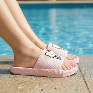CIABATTE HELLO KITTY SANRIO PANTOFOLE MONOFASCIA PER MARE PISCINA ADULTI - 7318