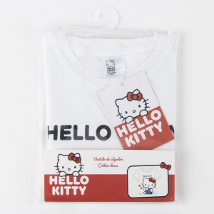 T-SHIRT MANICA CORTA HELLO KITTY SANRIO MAGLIETTA 100% COTONE - 3121