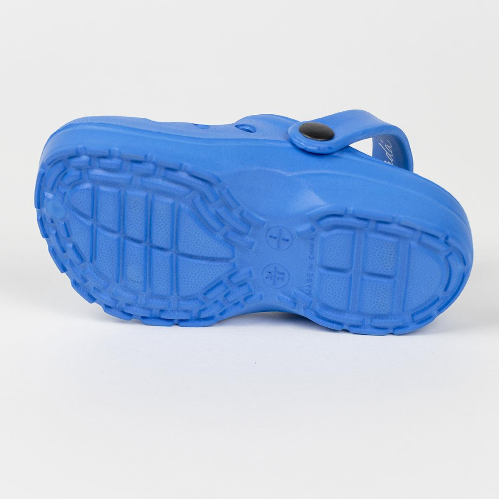 CIABATTE SONIC MODELLO CROCS IN EVA CON CINTURINO BAMBINA PISCINA MARE - 6436BLU