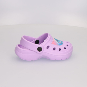 CIABATTE STITCH DISNEY MODELLO CROCS IN EVA CON CINTURINO BAMBINA PISCINA MARE - 7271LILLA