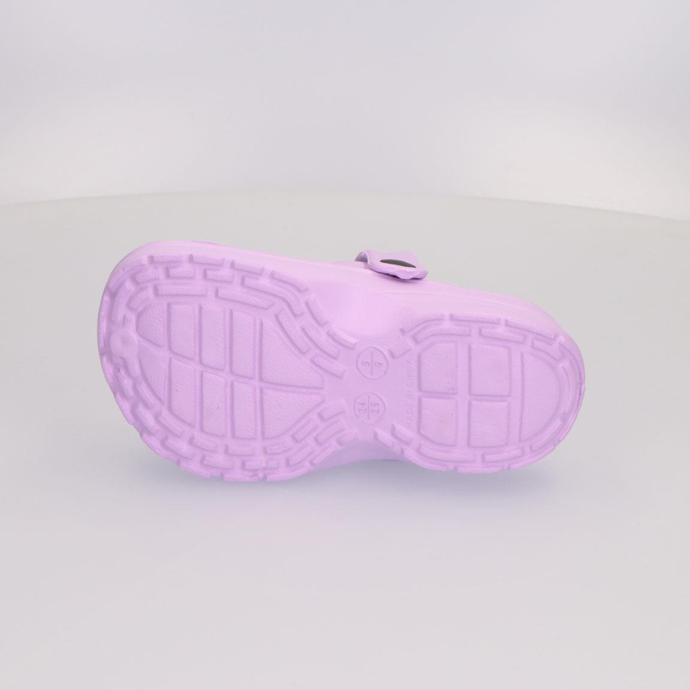 CIABATTE STITCH DISNEY MODELLO CROCS IN EVA CON CINTURINO BAMBINA PISCINA MARE - 7271LILLA