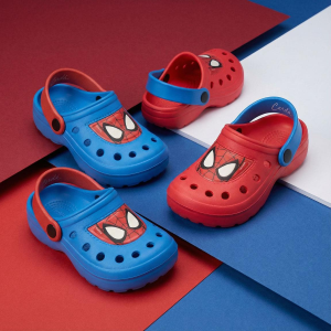 CIABATTE SPIDERMAN MARVEL MODELLO CROCS IN EVA CON CINTURINO BAMBINO PISCINA MARE - 7268BLU