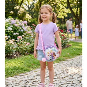 BORSA PASSEGGIO PRINCIPESSE DISNEY GLITTER CON TRACOLLA REGOLABILE - 6437