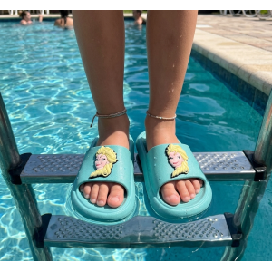 CIABATTE FROZEN DISNEY PANTOFOLE MONOFASCIA PER MARE PISCINA - 7288