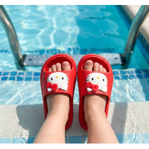 CIABATTE HELLO KITTY SANRIO PANTOFOLE MONOFASCIA PER MARE PISCINA - 7290