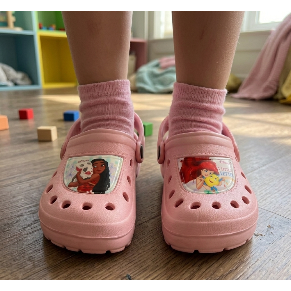 CROCS PRINCIPESSE DISNEY CIABATTE CON CINTURINO PER MARE PISCINA - 7270ROSA