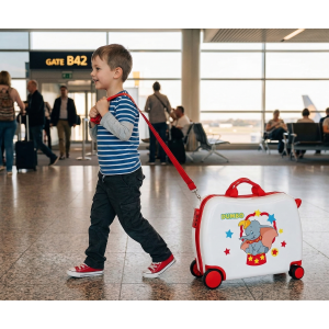 TROLLEY DA VIAGGIO DUMBO DISNEY IN ABS VALIGIA CAVALCABILE BAGAGLIO 50X38X20 CM - 4759825