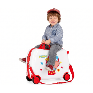 TROLLEY DA VIAGGIO DUMBO DISNEY IN ABS VALIGIA CAVALCABILE BAGAGLIO 50X38X20 CM - 4759825