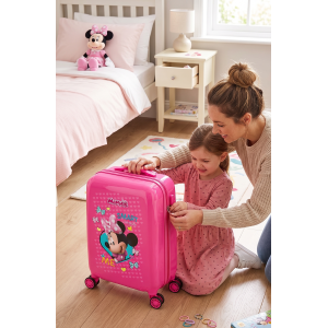 TROLLEY DA VIAGGIO MINNIE DISNEY IN ABS BAGAGLIO A MANO VALIGIA 55X38X20 CM - 22314E1