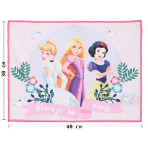 TOVAGLIETTA PRINCIPESSE DISNEY IN TESSUTO DA COLAZIONE PRANZO 40X30 CM - EZ18049