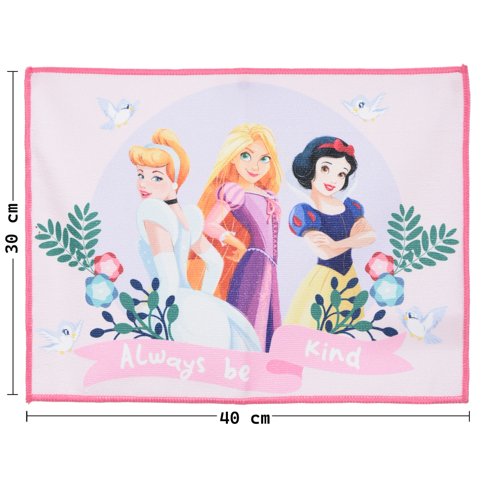 TOVAGLIETTA PRINCIPESSE DISNEY IN TESSUTO DA COLAZIONE PRANZO 40X30 CM - EZ18049