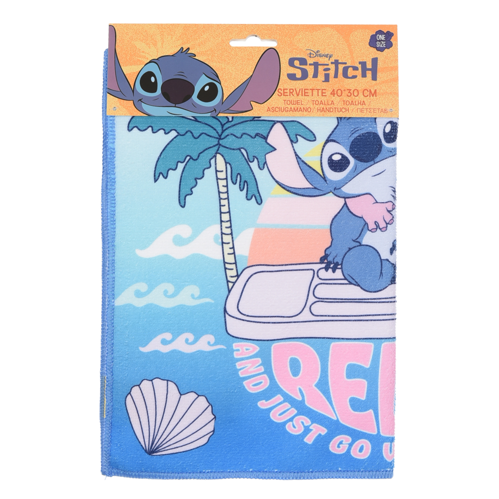 TOVAGLIETTA STITCH DISNEY IN TESSUTO DA COLAZIONE PRANZO 40X30 CM - EZ18078