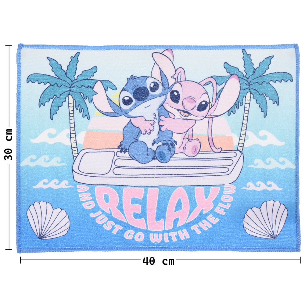 TOVAGLIETTA STITCH DISNEY IN TESSUTO DA COLAZIONE PRANZO 40X30 CM - EZ18078