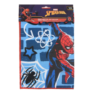 TOVAGLIETTA SPIDERMAN MARVEL IN TESSUTO DA COLAZIONE PRANZO 40X30 CM - EZ18171