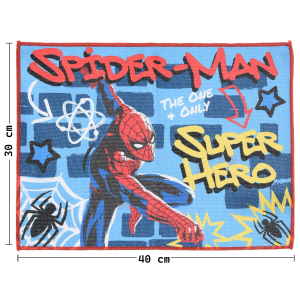TOVAGLIETTA SPIDERMAN MARVEL IN TESSUTO DA COLAZIONE PRANZO 40X30 CM - EZ18171